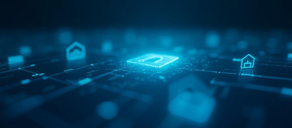 Abstract representation of data security and privacy protection